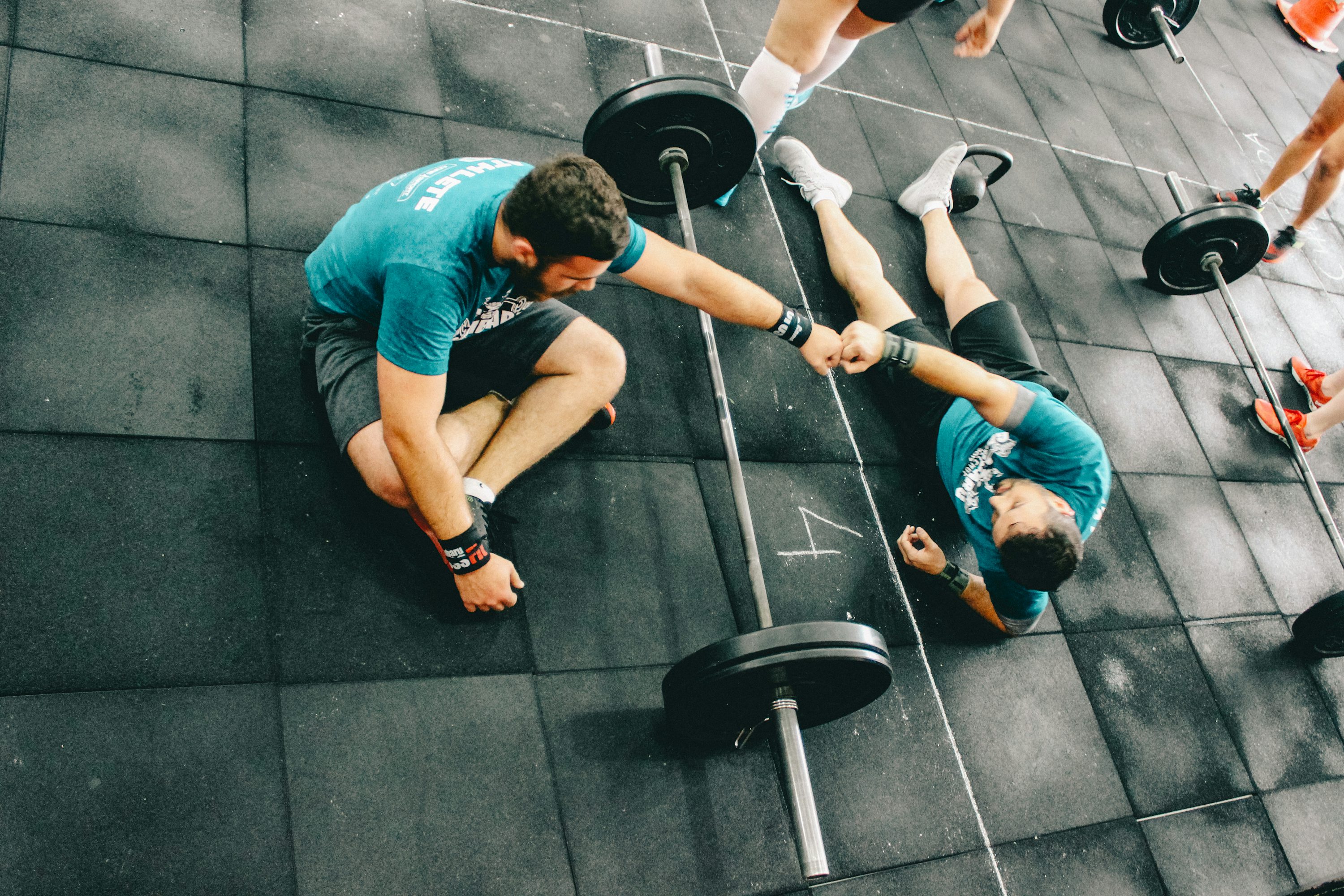 Group strength training session